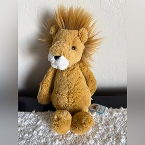 Jellycat Medium Bashful Lion NWT